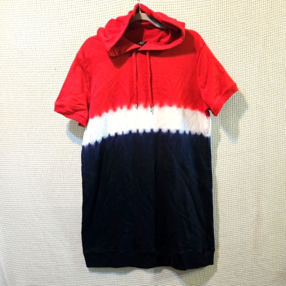 Lauren Ralph Lauren Sz XL Colour Block Sweater Dress